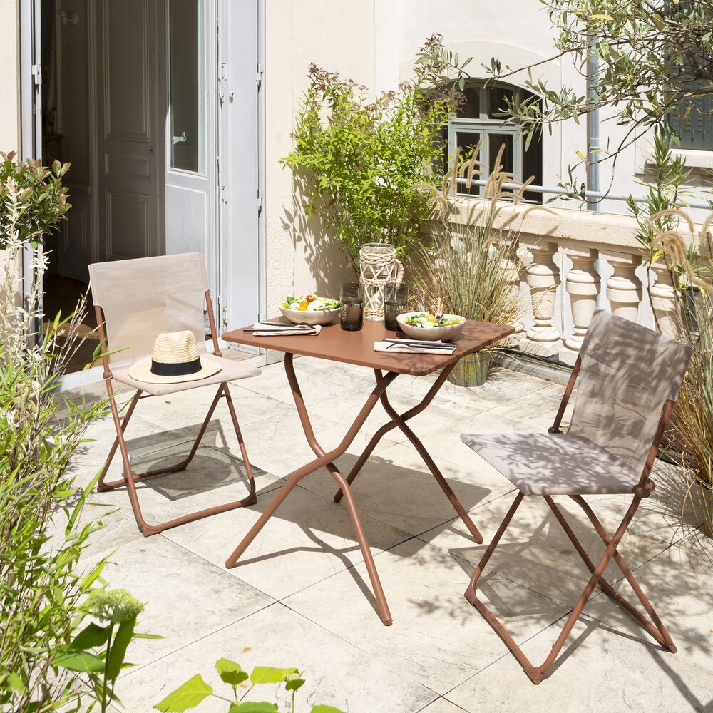 SQUARED FOLDABLE BALCONY TABLE Lafuma