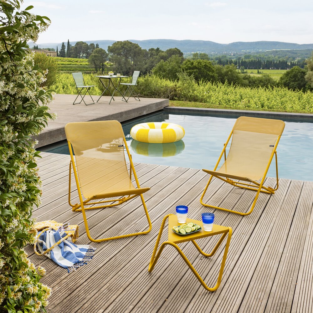 SET OF 2 DECKCHAIRS Lafuma