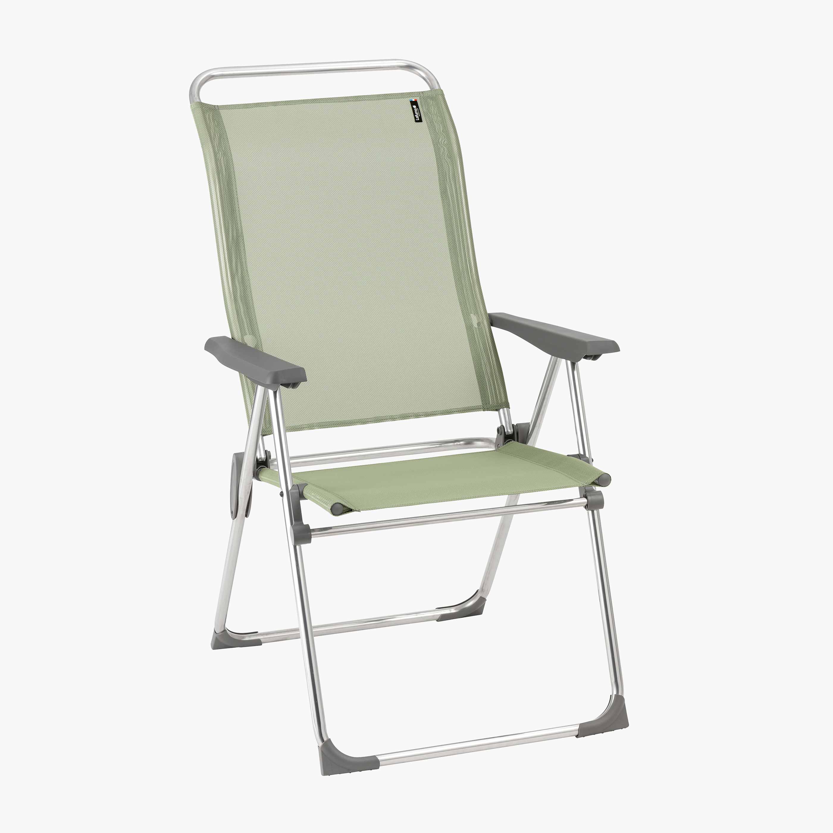 lafuma campingstühle Lafuma Alu Cham Adjustable 5 Seating Position Folding Outdoor Armchair, Moss