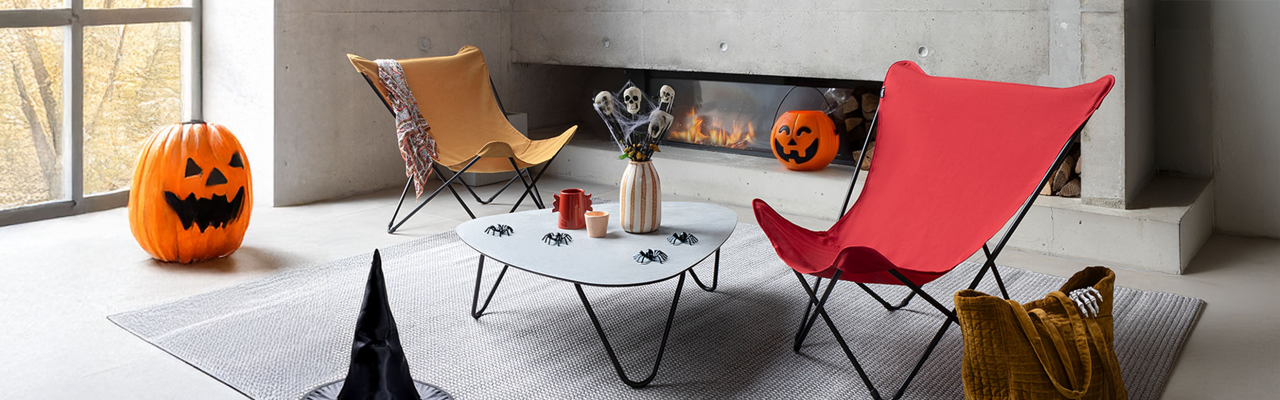 Halloween decoration butterfly chairs