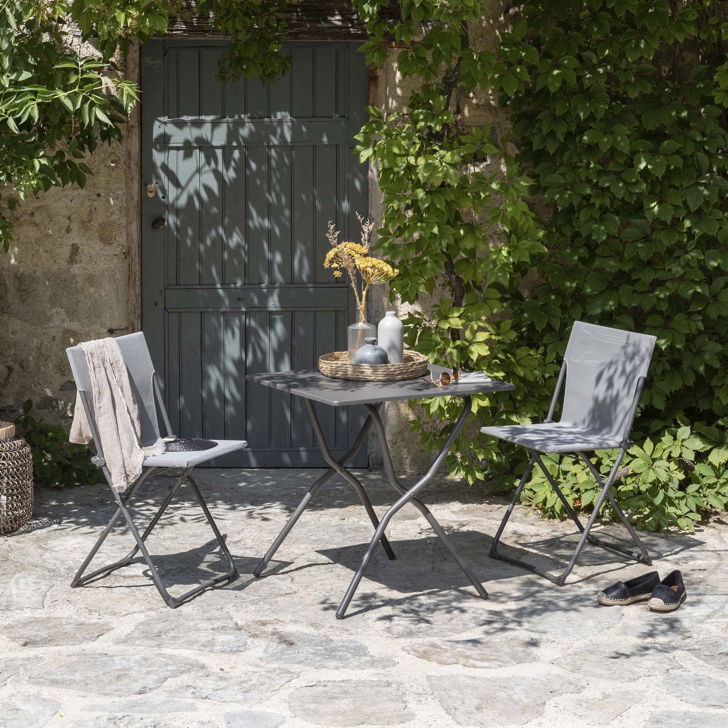 SQUARED FOLDABLE BALCONY TABLE Lafuma