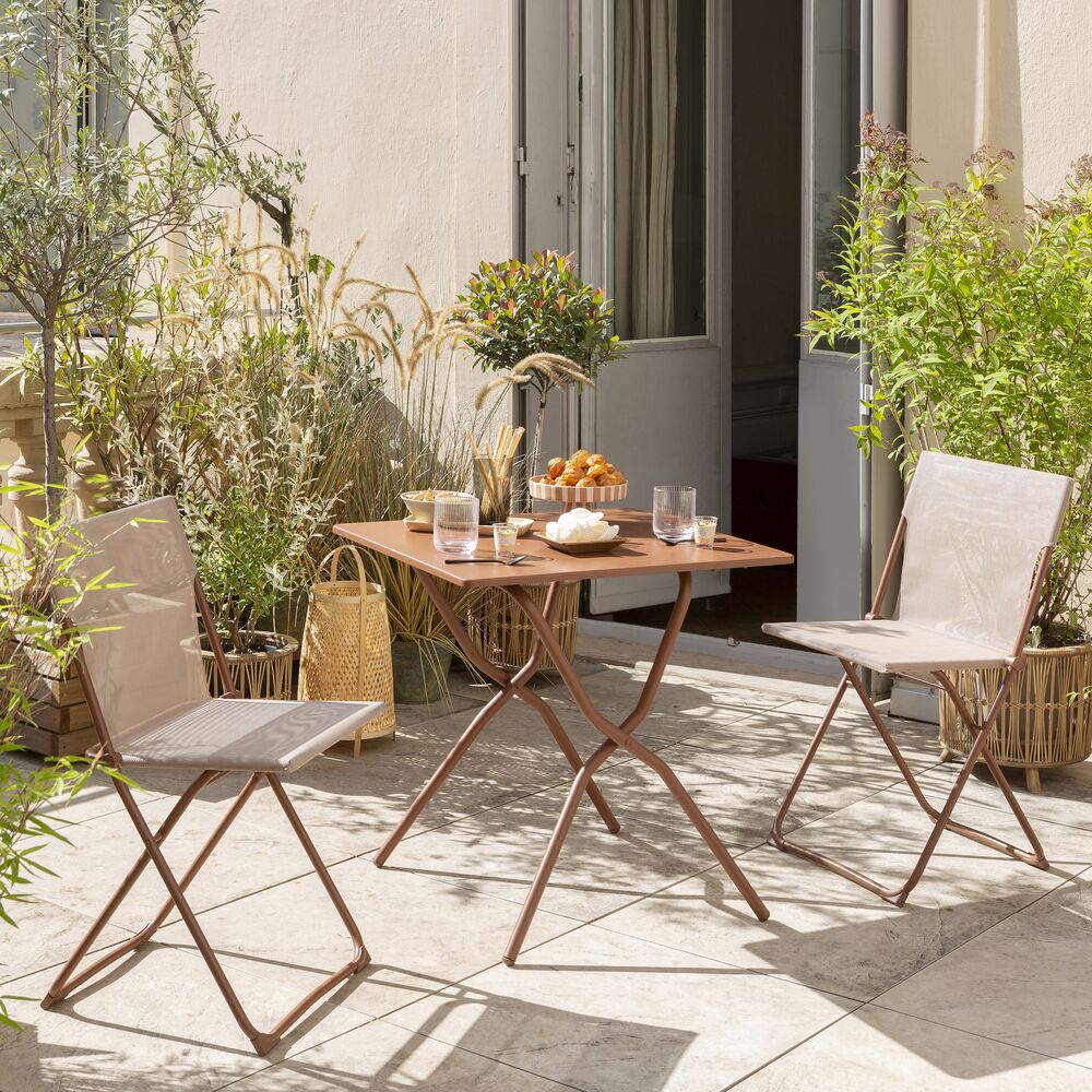 SQUARED FOLDABLE BALCONY TABLE Lafuma