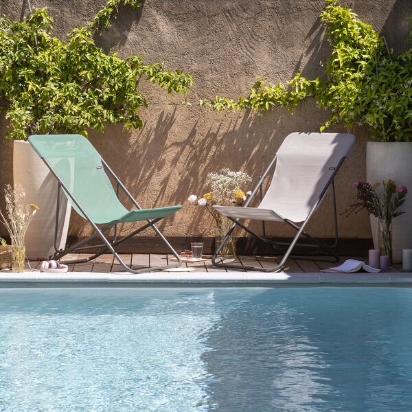 SET OF 2 DECKCHAIRS Lafuma