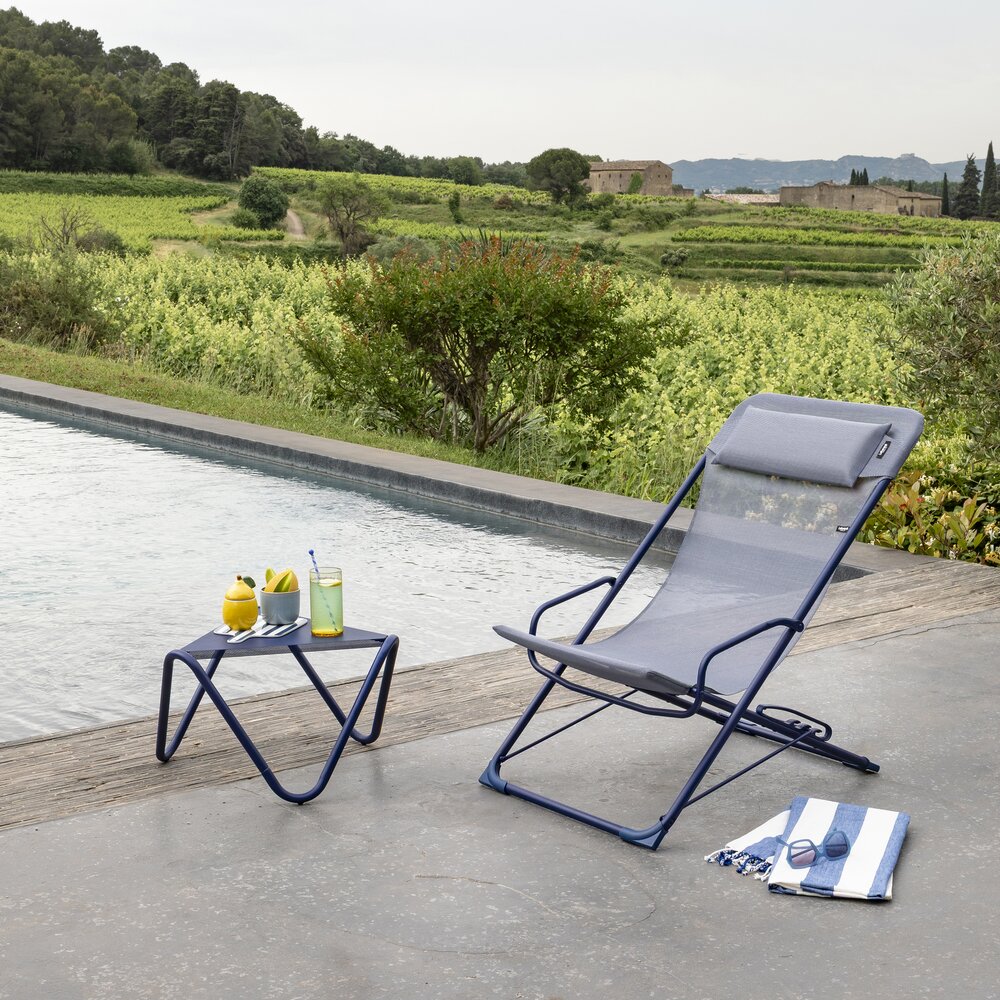 Transaswing Rocking Deckchair Batyline ISO Indigo | Lafuma