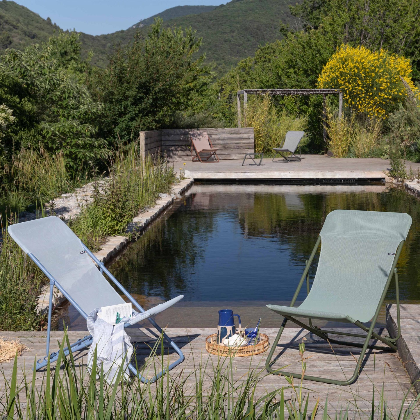 SET OF 2 DECKCHAIRS Lafuma