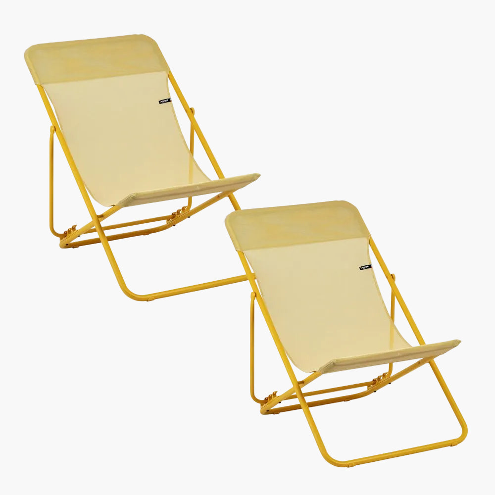 SET OF 2 DECKCHAIRS
