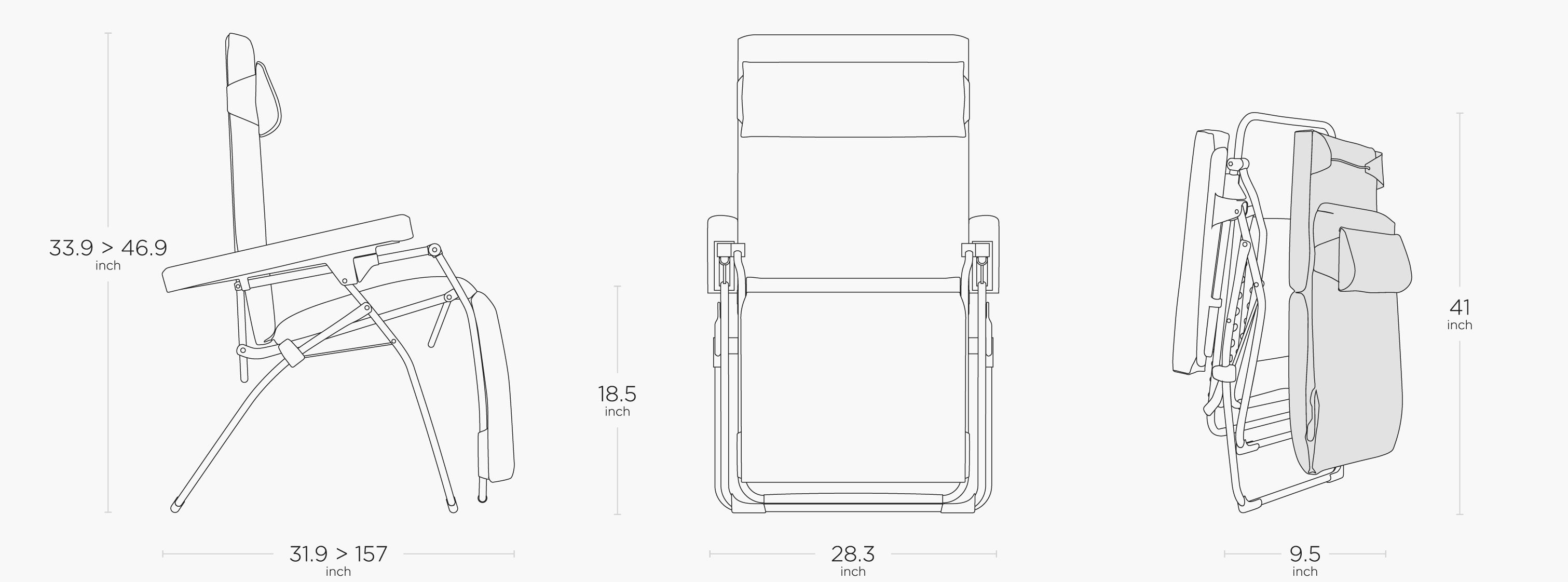 RECLINING CHAIR OXYGENE