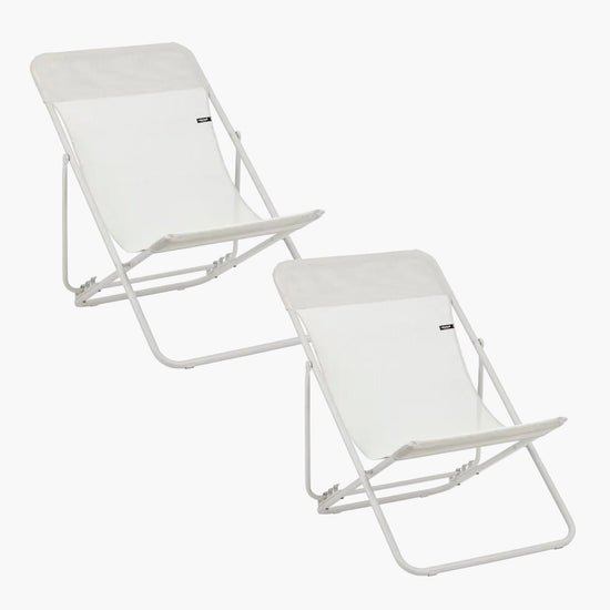 SET OF 2 DECKCHAIRS