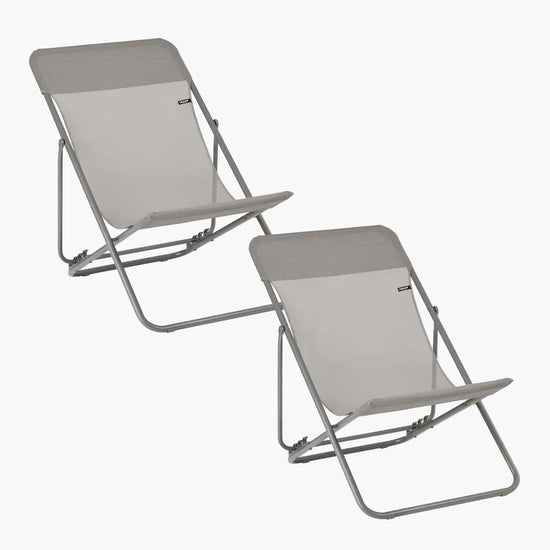 SET OF 2 DECKCHAIRS