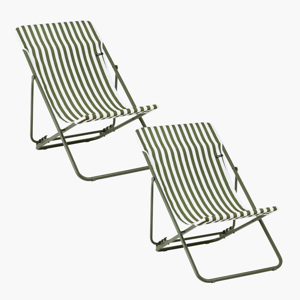 SET OF 2 DECKCHAIRS Lafuma