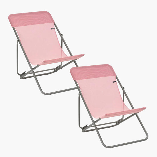 SET OF 2 DECKCHAIRS