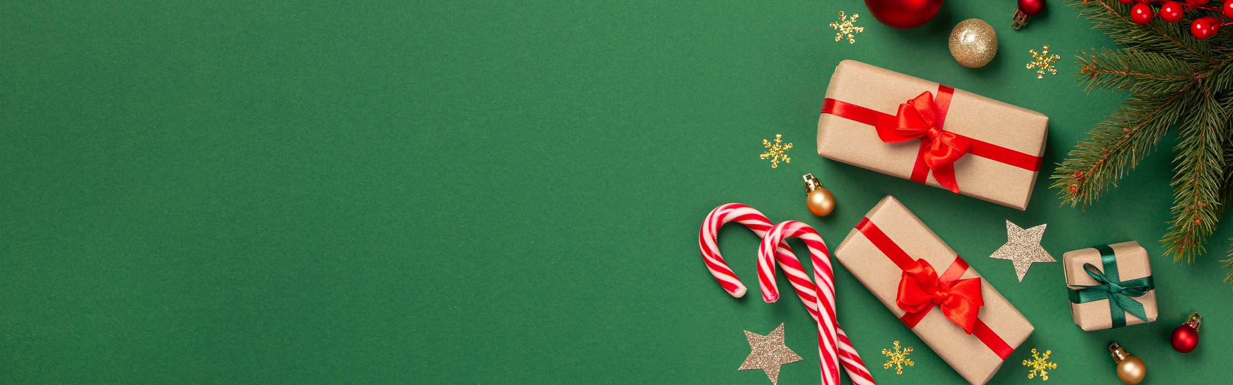 Christmas gifts and decoration