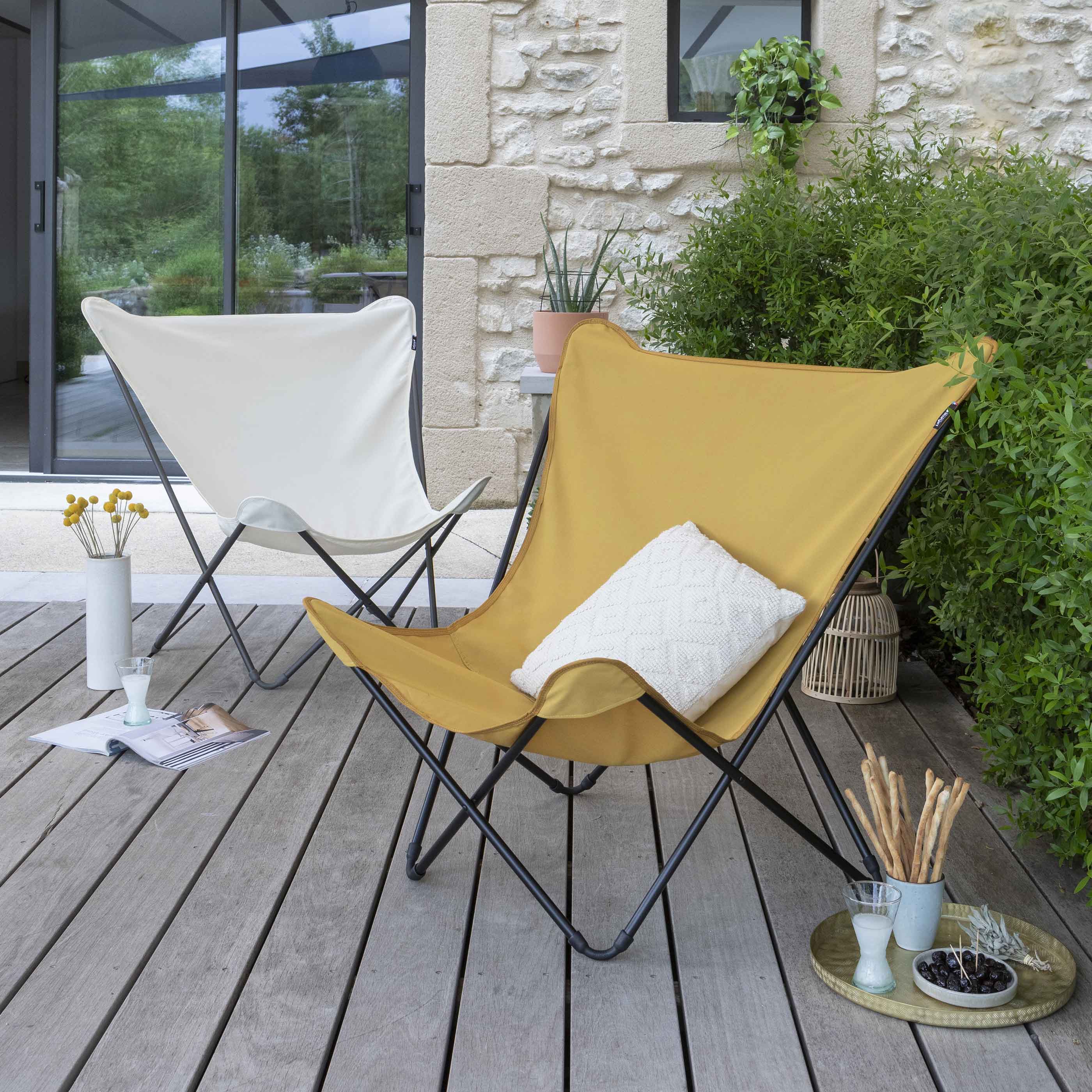 Folding design chair Pop-Up xl airlon curry
